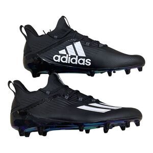 Adidas adizero 8.0 football cleats Black White FX1248 MENS SIZE 14